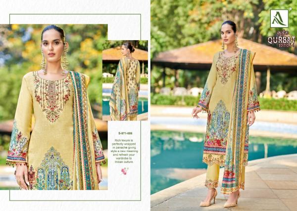 Alok Qurbat 4 Cotton Designer Dress Material Collection